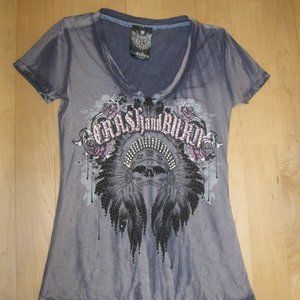 The Buckle Crash & Burn Top Womens Medium